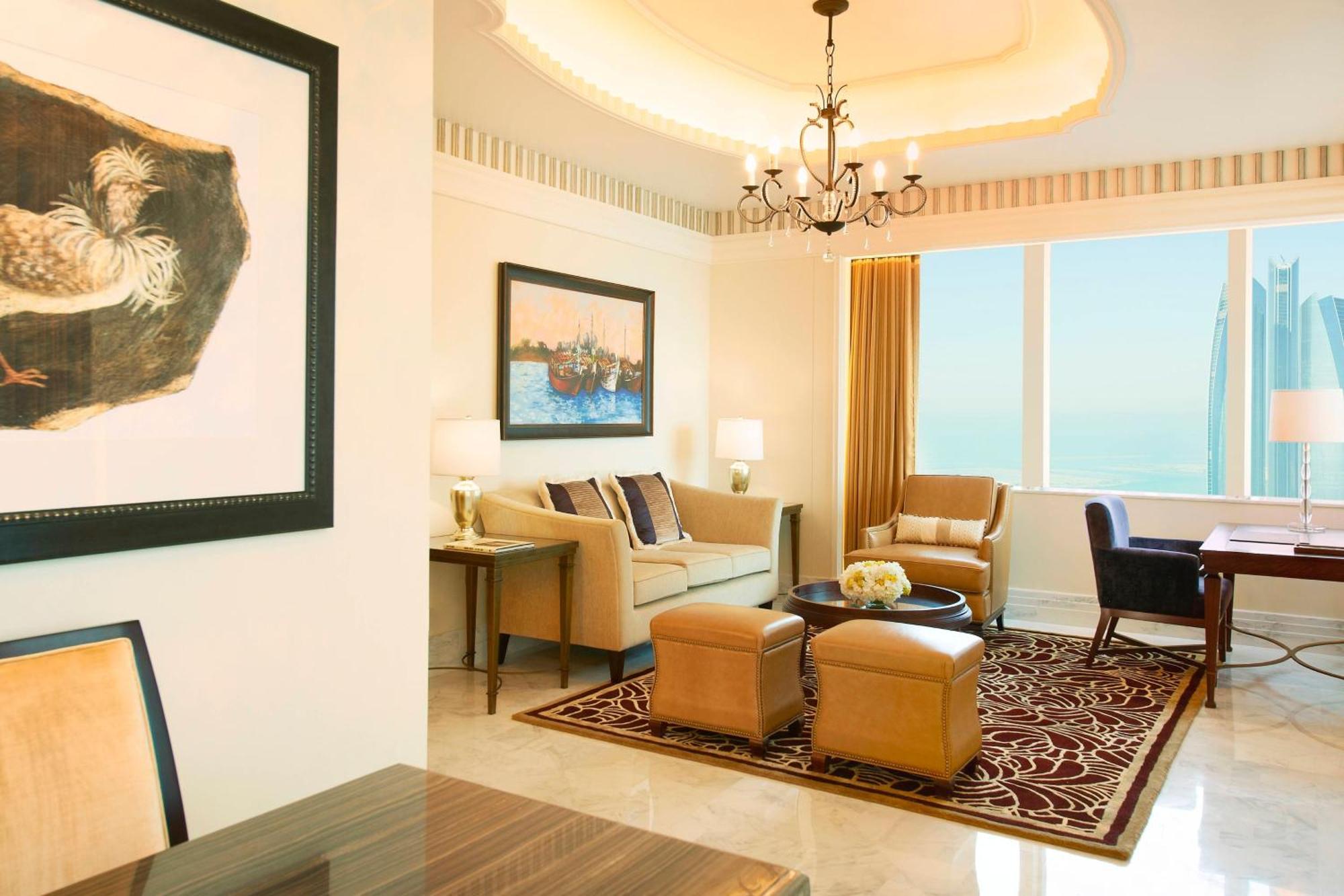 Hotel The St. Regis Abu Dhabi Esterno foto A living room at the Atlantis Resort
